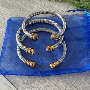 Silver Twisted Bracelet